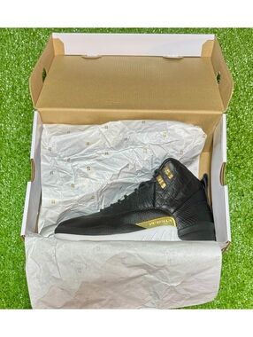 Air Jordan 12 Retro Black Metallic Gold Women’s Size 8 OG Box